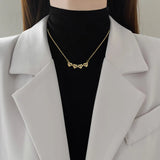 Magnetic Four-Leaf Clover Heart Necklace