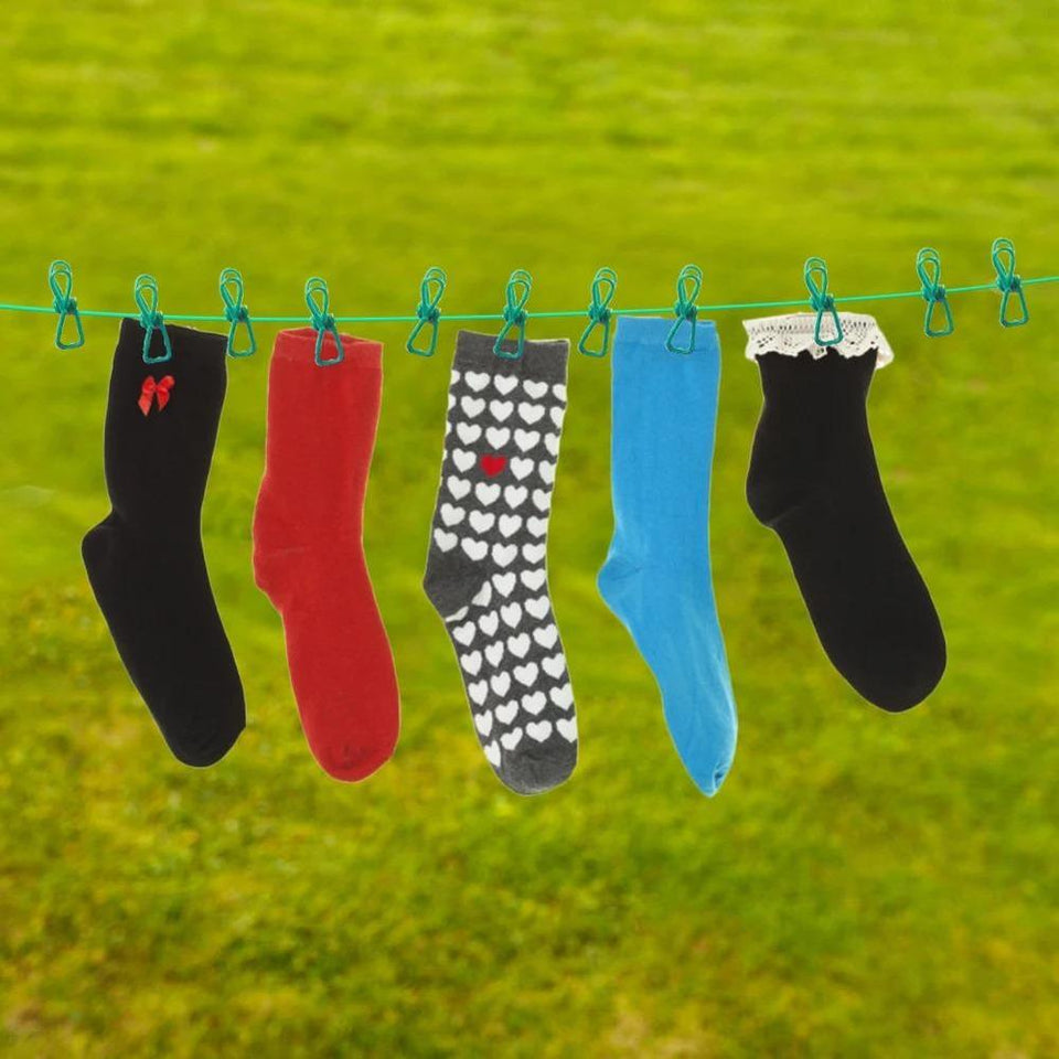 Clothesline drying rope