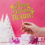 Happy Birthday Hubby Cake Topper