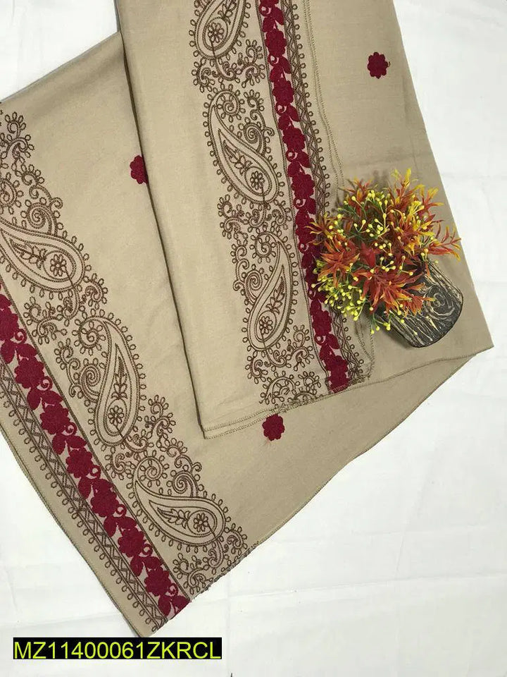 Women's Swiss Embroidered Shawl