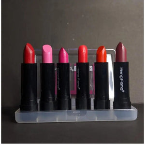 6 Pcs Moisturizing Matte Lipstick Set - Shades of Red